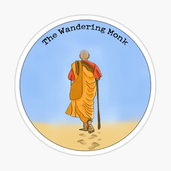 Item preview, The Wandering Monk designed and sold by LifeResourcers.