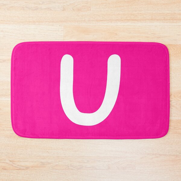 Item preview, Pink Letter U Capital Alphabet Girls Birthday Gift designed and sold by Shariss.