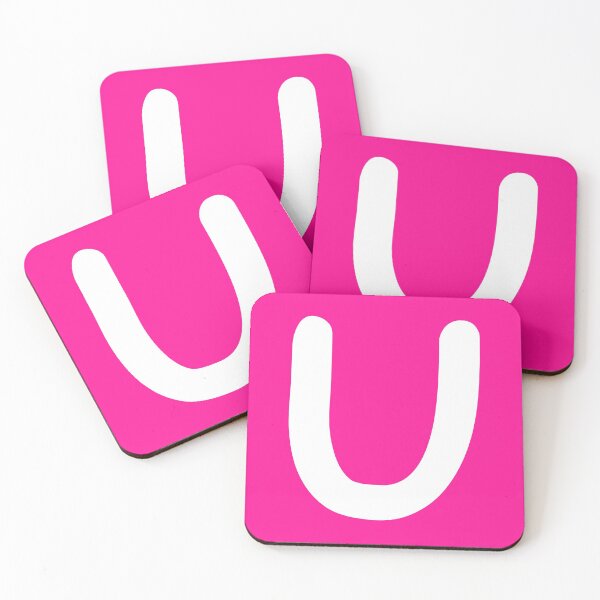 Item preview, Pink Letter U Capital Alphabet Girls Birthday Gift designed and sold by Shariss.