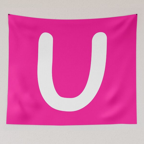 Item preview, Pink Letter U Capital Alphabet Girls Birthday Gift designed and sold by Shariss.