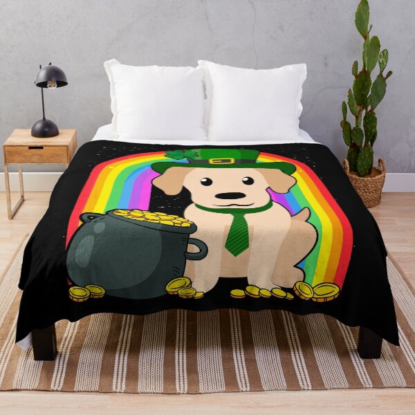 Item preview, Labrador Rainbow Irish Clover St Patrick Day Dog Gift product designed and sold by theodoros20.