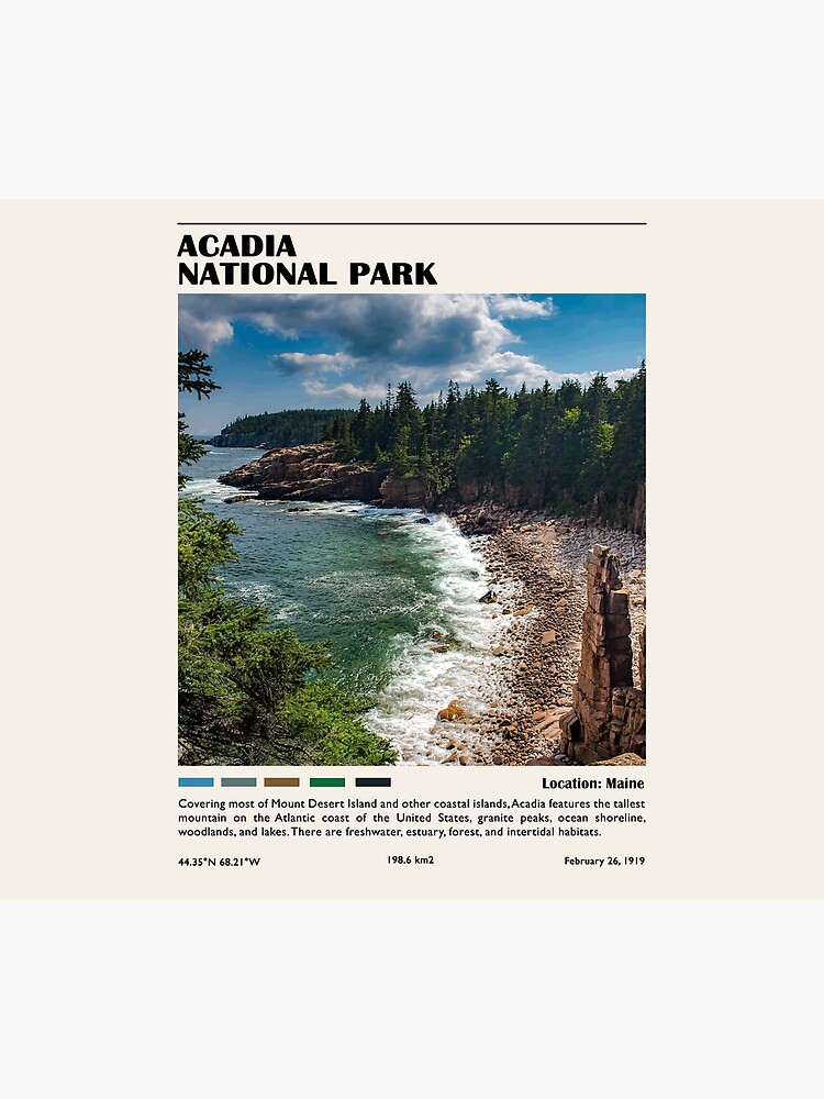 Disover Acadia National Park Tapestry