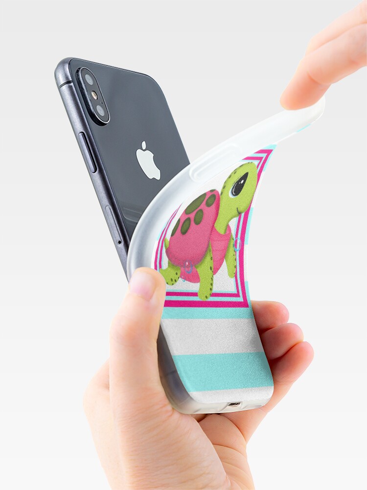 Alternate view of Cute Sea Turtle iPhone Case