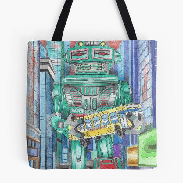 Item preview, Retro Robot - Robots, Space designed and sold by lightburstmedia.