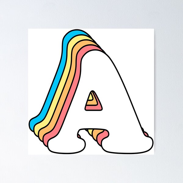 Item preview, Letter A designed and sold by OkihanaShop.