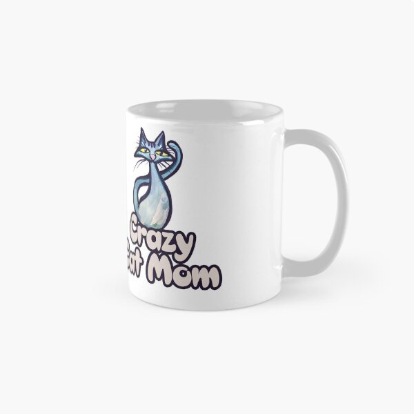 Artikelvorschau, Crazy Cat Mom entworfen und verkauft von FrictionMaxxing.