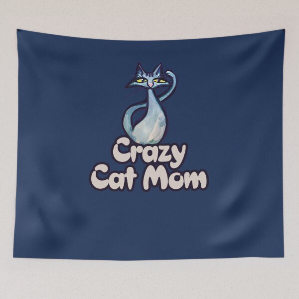Artikelvorschau, Crazy Cat Mom entworfen und verkauft von FrictionMaxxing.
