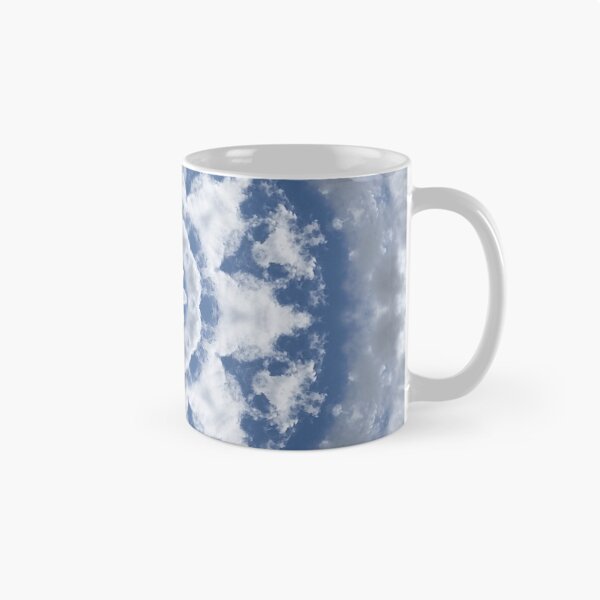 Item preview, Blue / grey sky and clouds mandala designed and sold by NatureArtUK.