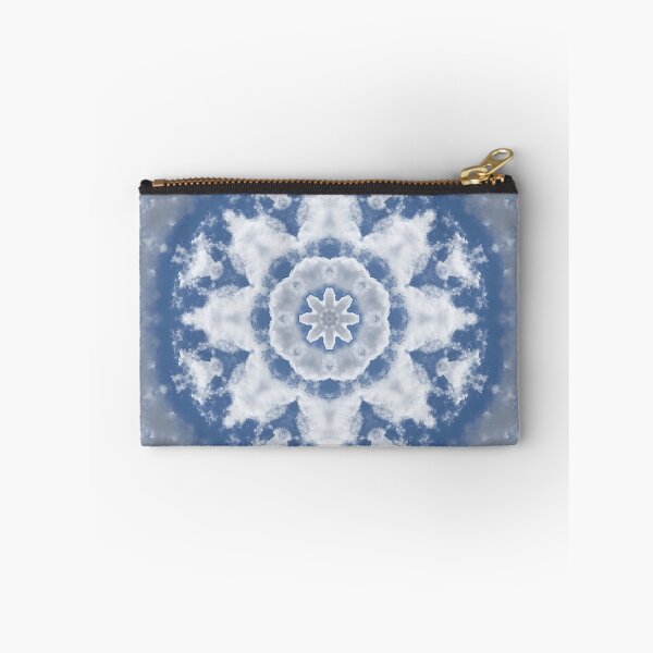 Item preview, Blue / grey sky and clouds mandala designed and sold by NatureArtUK.