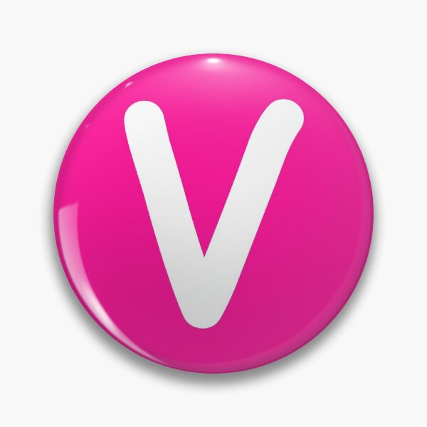 Item preview, Pink Letter V Capital Alphabet Girls Birthday Gift designed and sold by Shariss.
