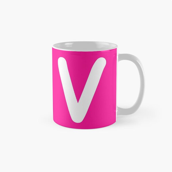 Item preview, Pink Letter V Capital Alphabet Girls Birthday Gift designed and sold by Shariss.