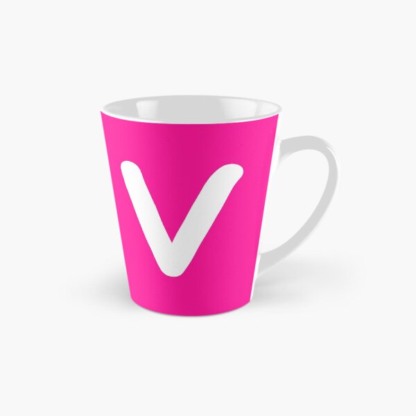 Artikelvorschau, Rosa Buchstabe V Großbuchstaben Mädchen Geburtstagsgeschenk entworfen und verkauft von Shariss.