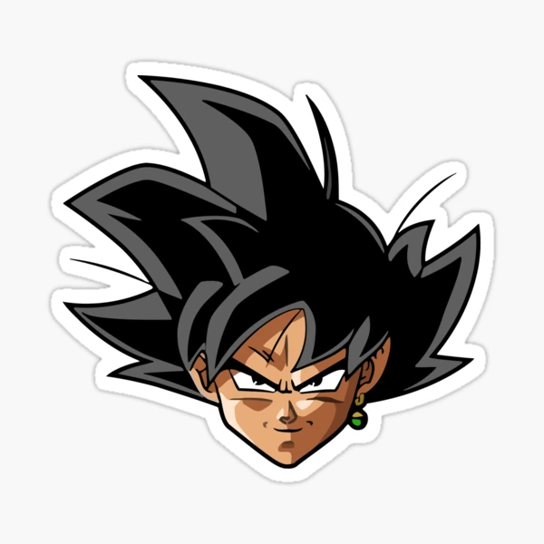 Goku Black Sticker for Sale by jixelpatterns