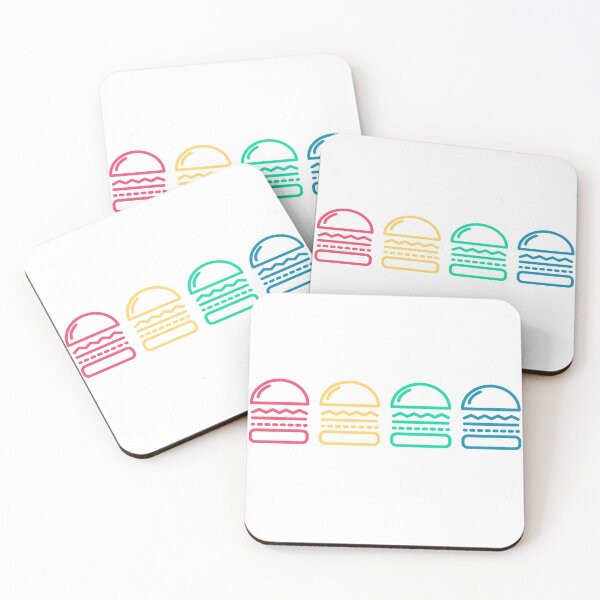 Item preview, Colorful Burgers designed and sold by Buddy Boss.