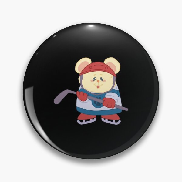 Item preview, Hockey Cute Hamster Rat Player - Kids gift print designed and sold by theodoros20.