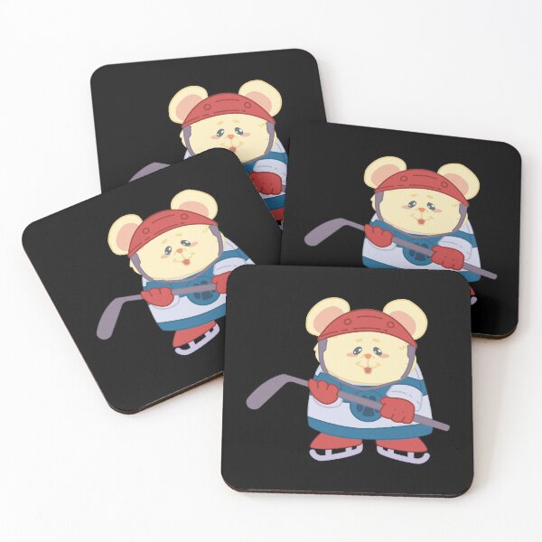Item preview, Hockey Cute Hamster Rat Player - Kids gift print designed and sold by theodoros20.