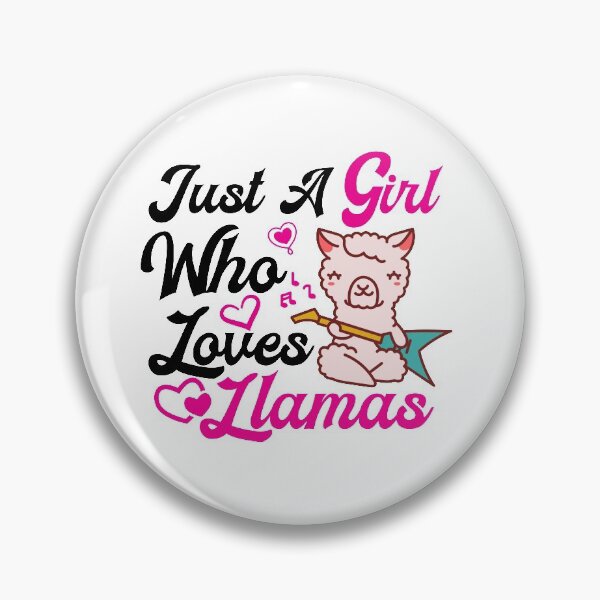 Item preview, Just a girl who loves llama designed and sold by plussorn.