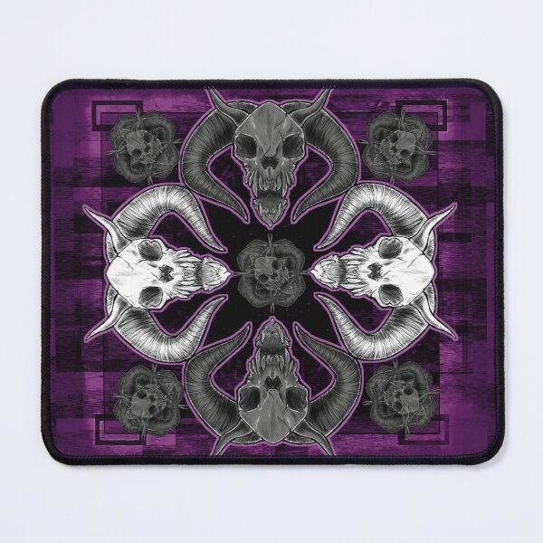 Item preview, Demon Skull -Purple designed and sold by SpaceFishArt.