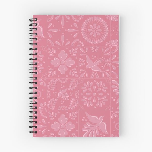 Item preview, Mexican Light Pink Talavera Tile Pattern by Akbaly designed and sold by Akbaly.