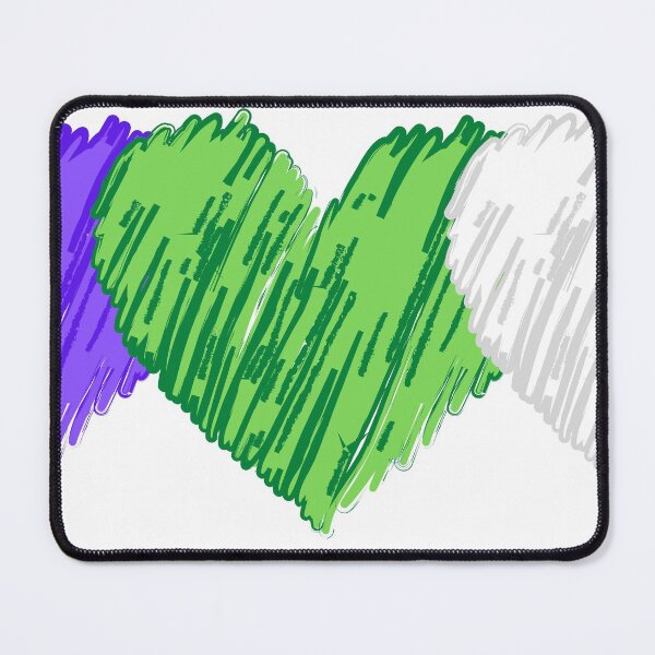 Item preview, Suffragette Colours Hearts designed and sold by JJBarnesMerch.