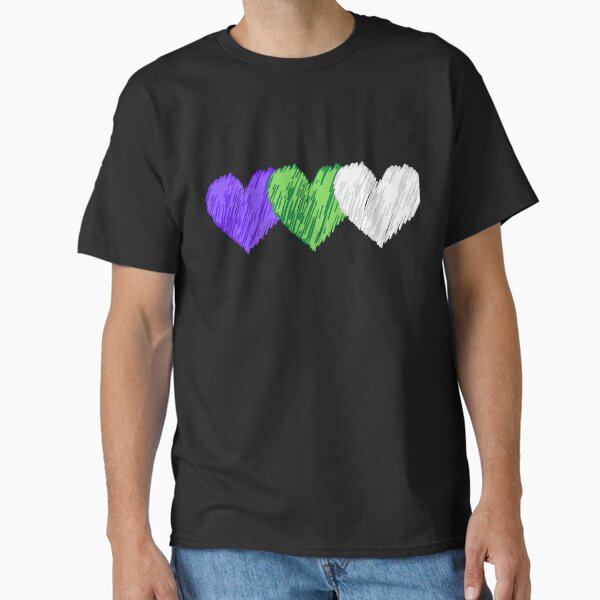 Aperçu de l'œuvre Coeurs Couleurs Suffragettes créée et vendue par JJBarnesMerch.