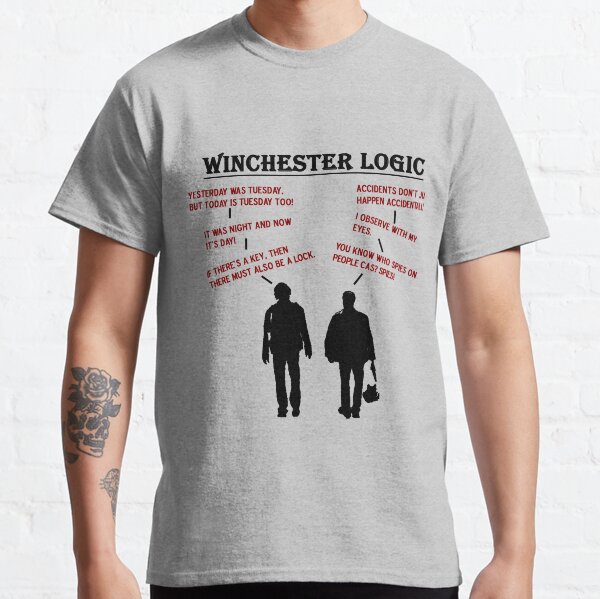 Item preview, Supernatural Winchester Logic designed and sold by GiantSquid1.