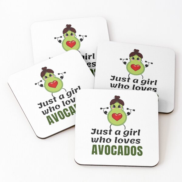 Item preview, Just a girl who loves Avocados designed and sold by Manoroma.