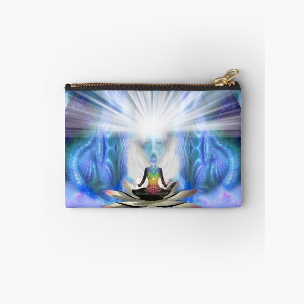 Item preview, Meditating where the bluebell field meets the angelic realm designed and sold by Bill Brouard.