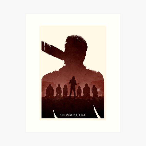 Negan Art Print