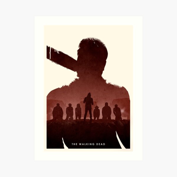 Negan Art Print