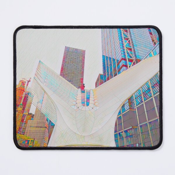Artikelvorschau, Oculus, der Bahnhof des One World Trade Center kunstvoll präsentiert entworfen und verkauft von Kay Brewer.