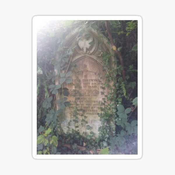 St Paul's Church Nuneaton Forgotten Grave Sticker