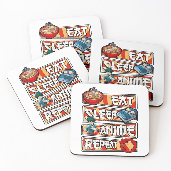 Item preview, Funny Shonen Anime Character Art Eat Sleep Anime Repetir regalo Camiseta designed and sold by AnnLomachenko.