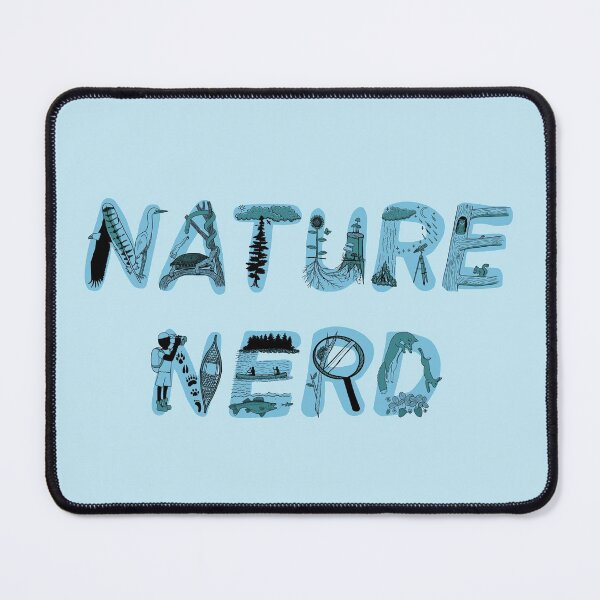 Item preview, Nature Nerd - light blue designed and sold by EcoElsa.