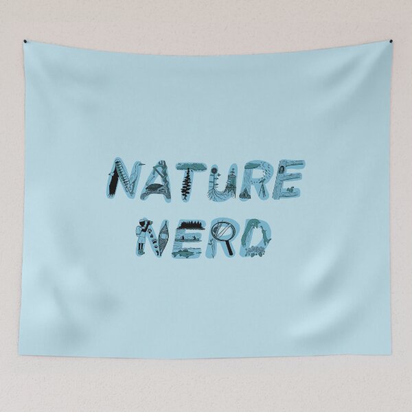 Item preview, Nature Nerd - light blue designed and sold by EcoElsa.