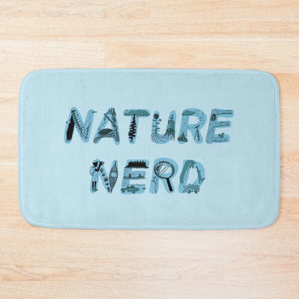 Item preview, Nature Nerd - light blue designed and sold by EcoElsa.