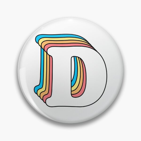 Item preview, Letter D designed and sold by OkihanaShop.