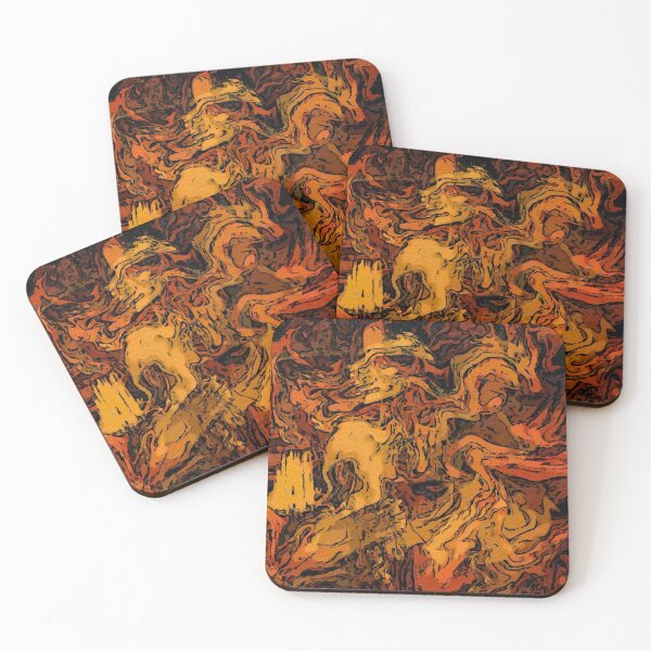 Item preview, Orange, Yellow and Black Abstract designed and sold by CelesteSheffey.