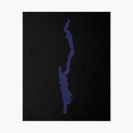 " Lake George Silhouette" Art Board Print for Sale by lindafrances