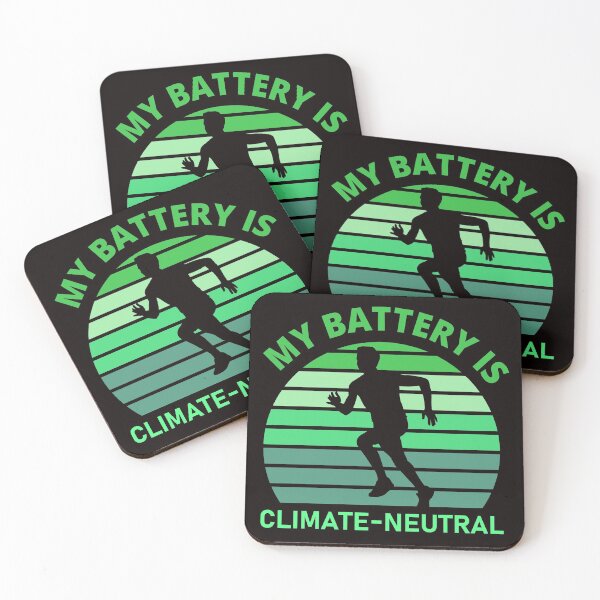 Item preview, Battery Environmentally friendly, climate neutral jogging designed and sold by Imutobi.