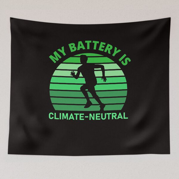 Item preview, Battery Environmentally friendly, climate neutral jogging designed and sold by Imutobi.