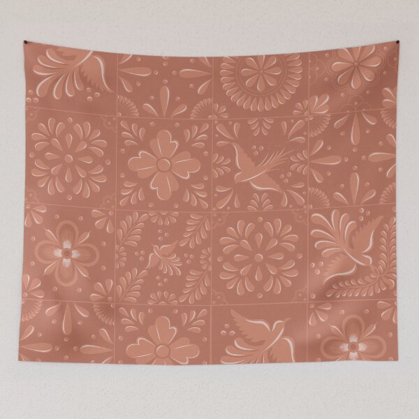 Item preview, Mexican Tan Color Talavera Tile Pattern by Akbaly designed and sold by Akbaly.