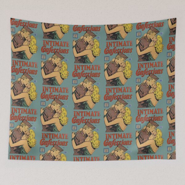 Item preview, World War Two Couple Kissing Vintage Comic Illustration designed and sold by TrulyEpoque.