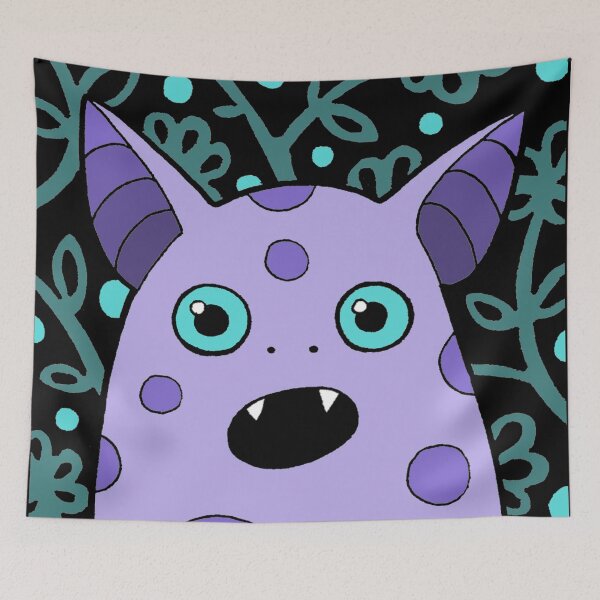 Item preview, Shocked Purple Monster designed and sold by SquashBlossom1.