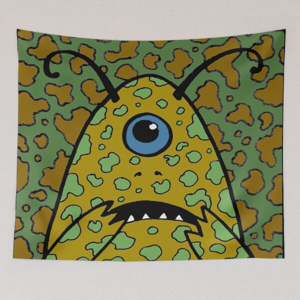 Item preview, Splotchy Cyclops Monster designed and sold by SquashBlossom1.