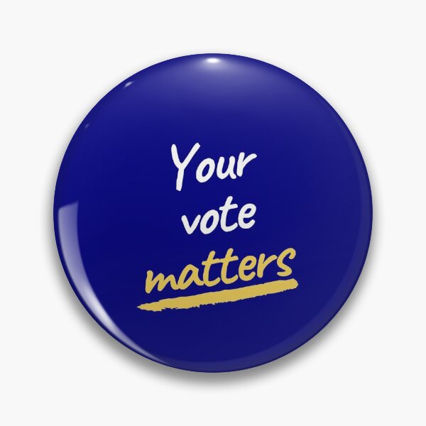 Item preview, Your vote matters  designed and sold by Giovanni's  Brown Quotes.
