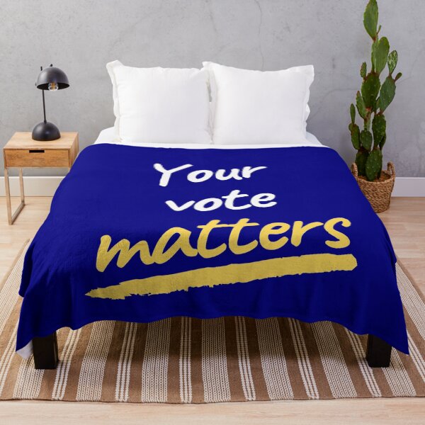 Item preview, Your vote matters designed and sold by Giovanni's Brown Quotes.