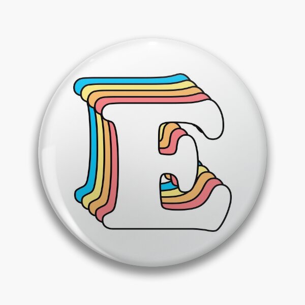 Item preview, Letter E designed and sold by OkihanaShop.