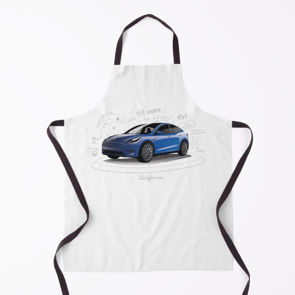 Item preview, Tesla Model Y Original Fan Art, serial number: TMY001BLUW designed and sold by valrusc.