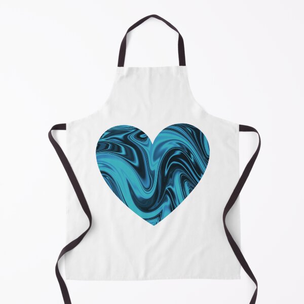 Item preview, Holographic Blue Heart Marble Chrome Design designed and sold by PrettyPage.